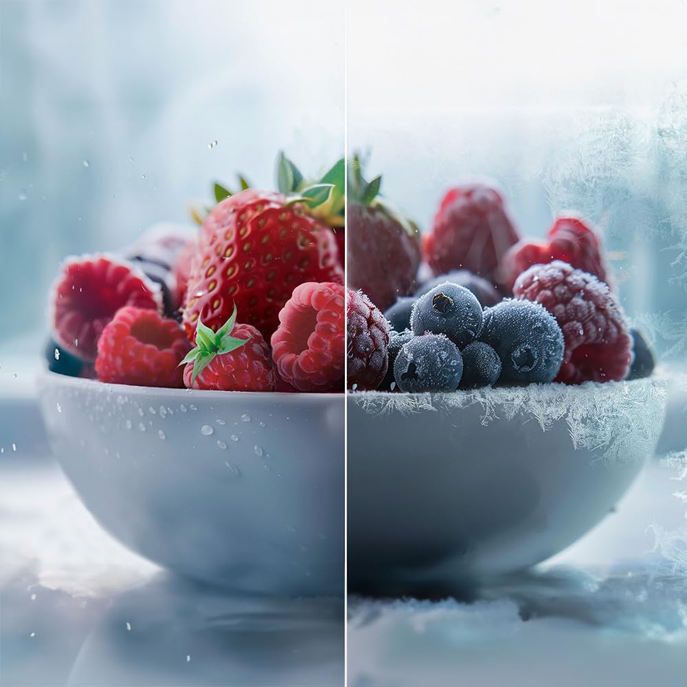 Cecotec Réfrigérateur à Double Porte en Inox avec Distributeur d'Eau de 510 L Bolero CoolMarket FD 510 WD Inox E. 183 cm de Hauteur, 84 cm de Largeur, Moteur Inverter Plus, NoFrost Total