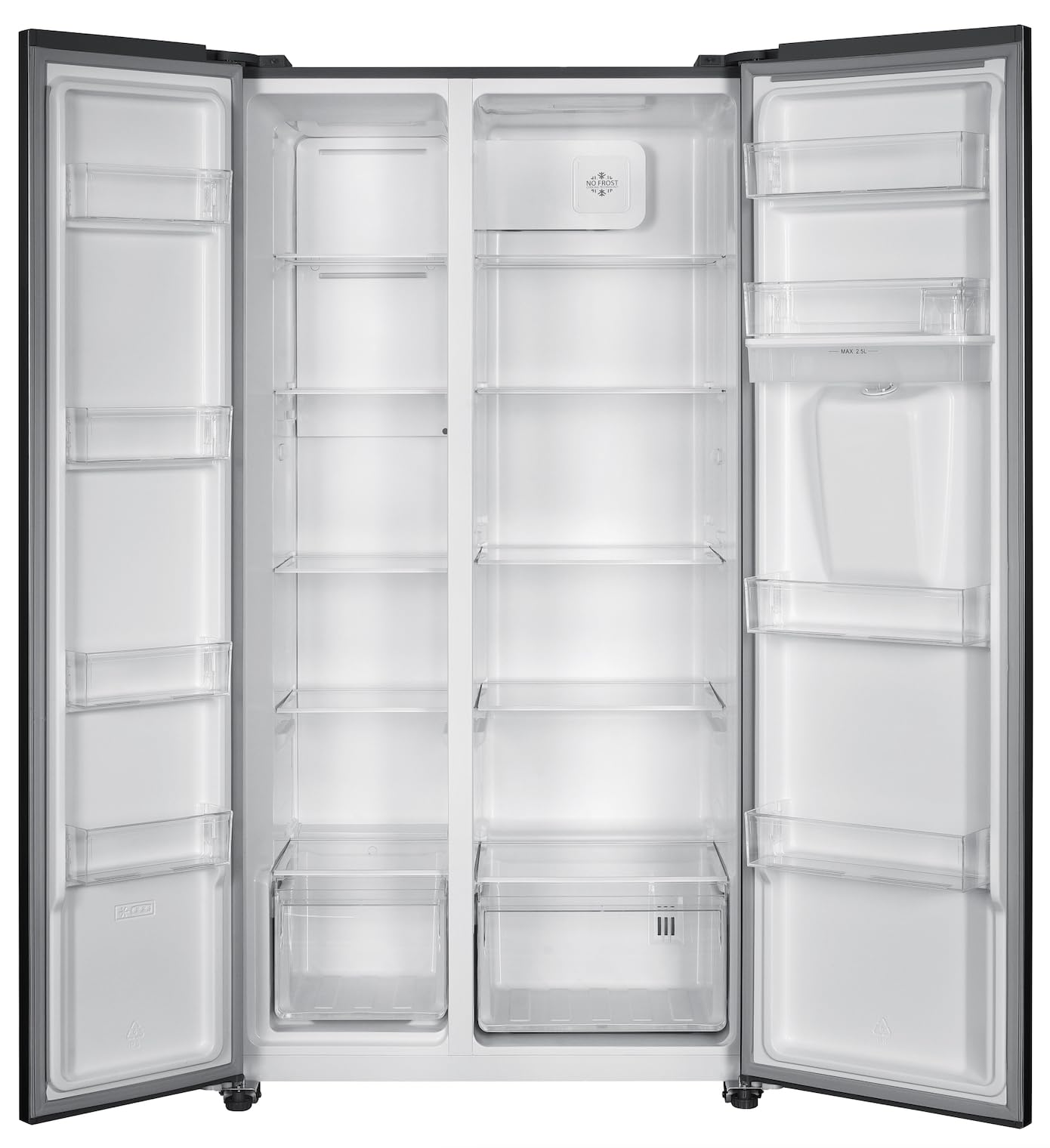 GEDTECH Réfrigérateur multi-portes GSBS510IXT 510L (324L + 181L) - Inox