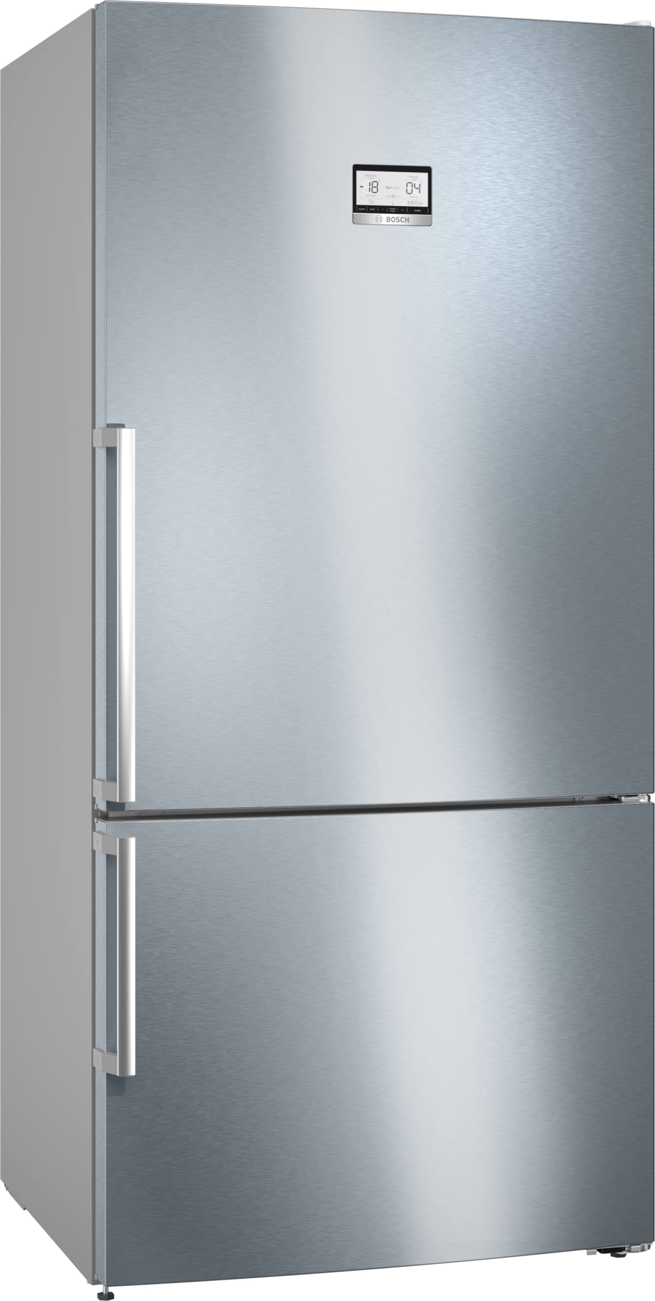 Bosch KGN86AIDR, Série 6, Réfrigérateur Combiné Pose-Libre, 186 x 86 cm, Inox Anti Trace de Doigts