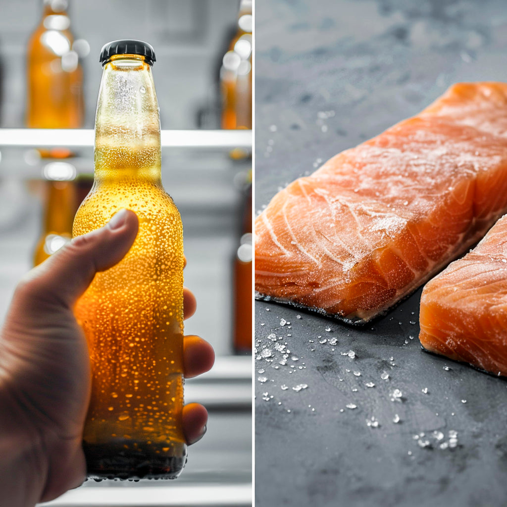 Cecotec Réfrigérateur à Double Porte en Inox avec Distributeur d'Eau de 510 L Bolero CoolMarket FD 510 WD Inox E. 183 cm de Hauteur, 84 cm de Largeur, Moteur Inverter Plus, NoFrost Total